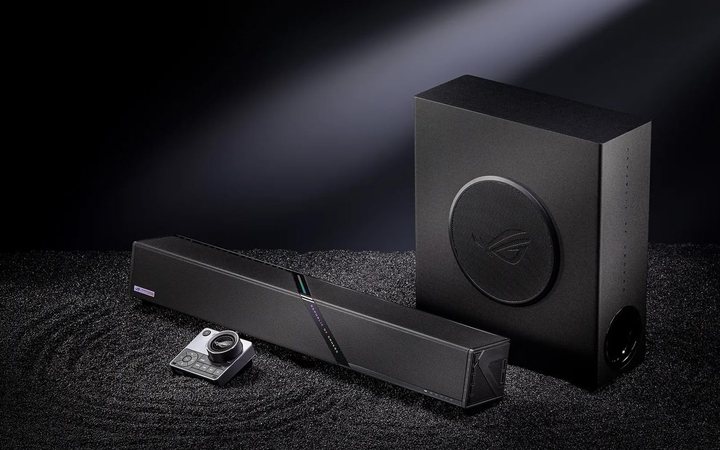 Photograph published with: (PR) ASUS ROG Gjallar Premium Gaming Soundbar Available in Europe for €599.99