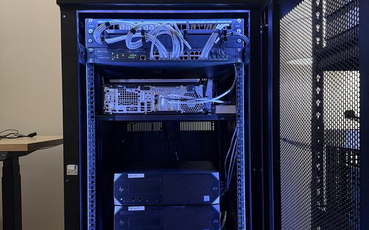 Photograph published with: From a Bare-Metal SFF Firewall to a Full 22U Rack: My Homelab Infrastructure Journey