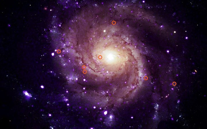 Photograph published with: "There are 84 of them": NASA’s Chandra finds mysterious objects in the…